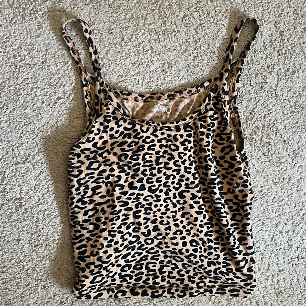 ARQ Crop in leopard - M